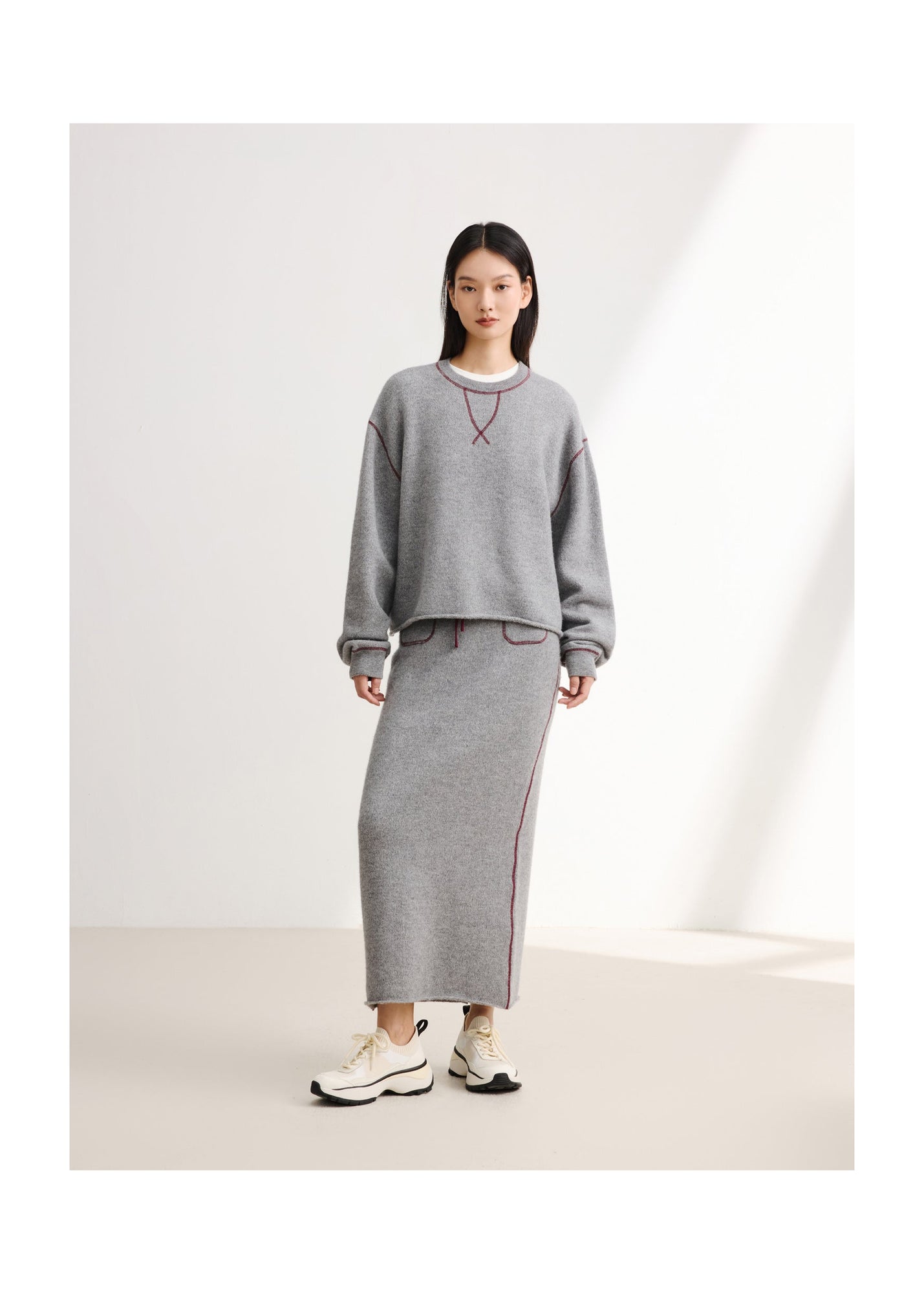 Midi Dress | Heather Grey