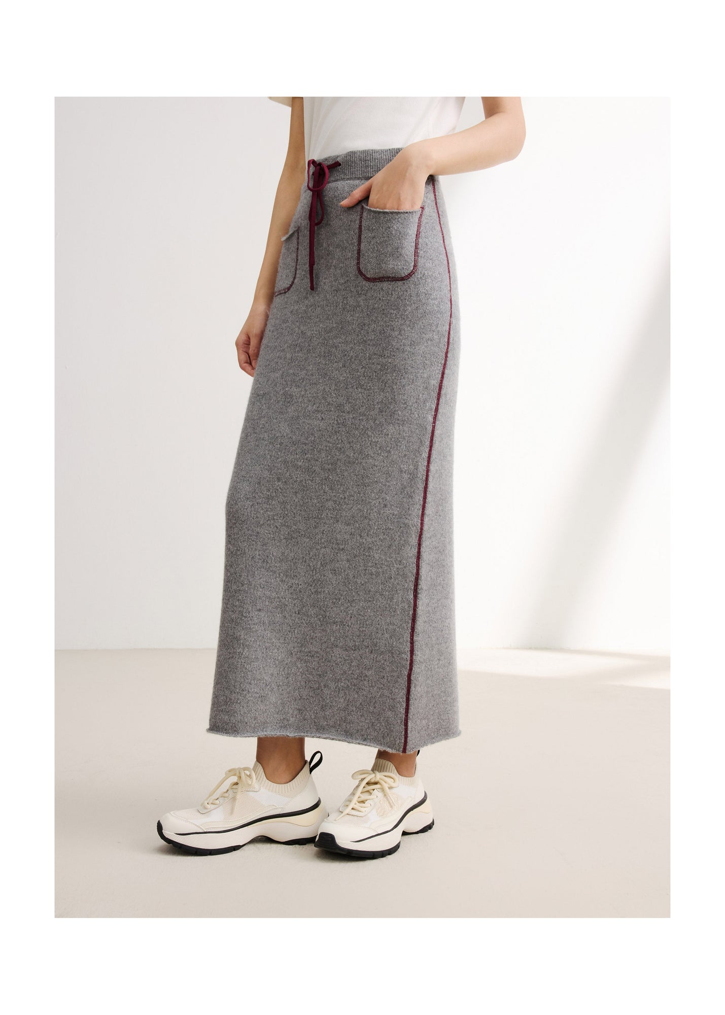 Midi Dress | Heather Grey