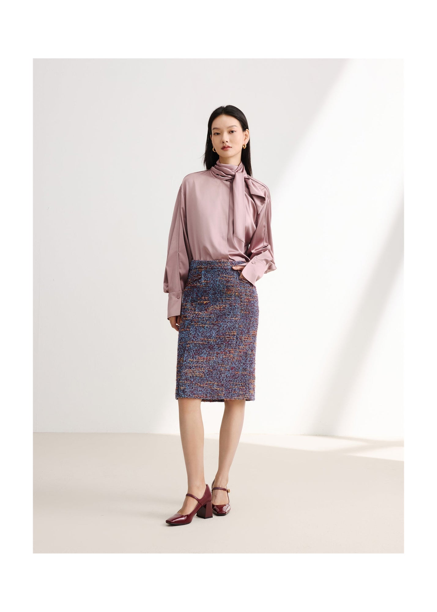 Midi Skirt | Blue