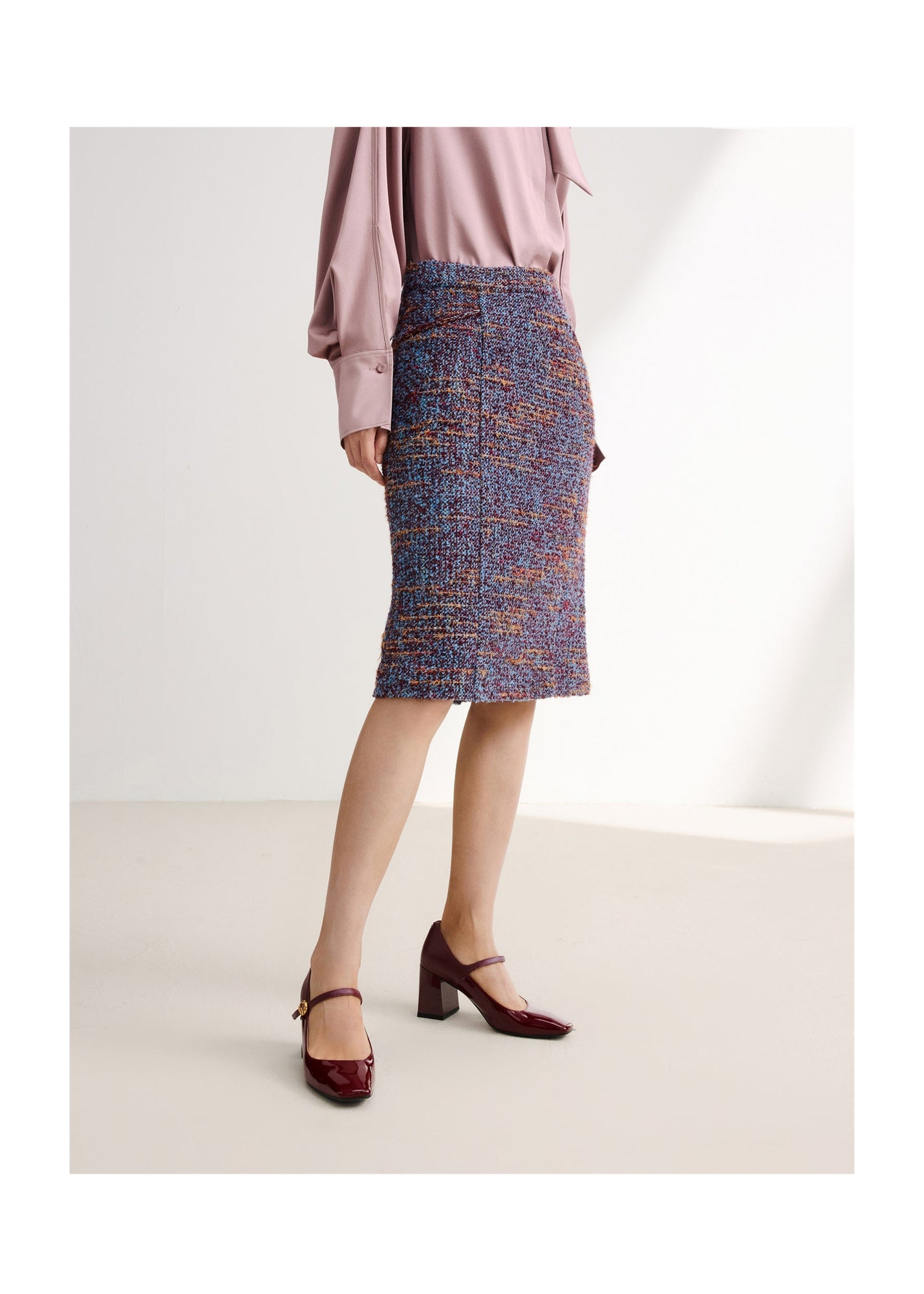 Midi Skirt | Blue