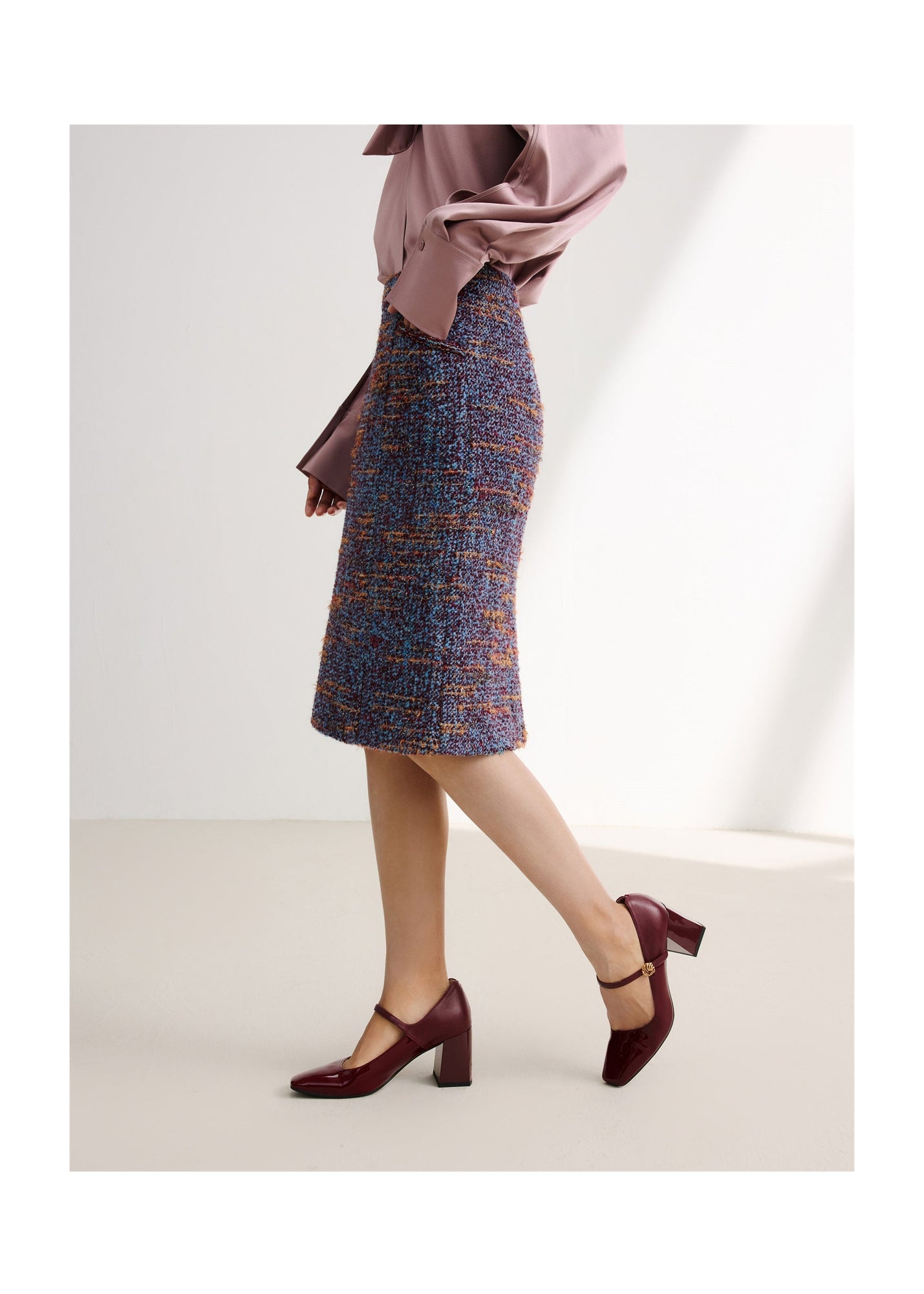 Midi Skirt | Blue