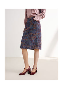 Midi Skirt | Blue