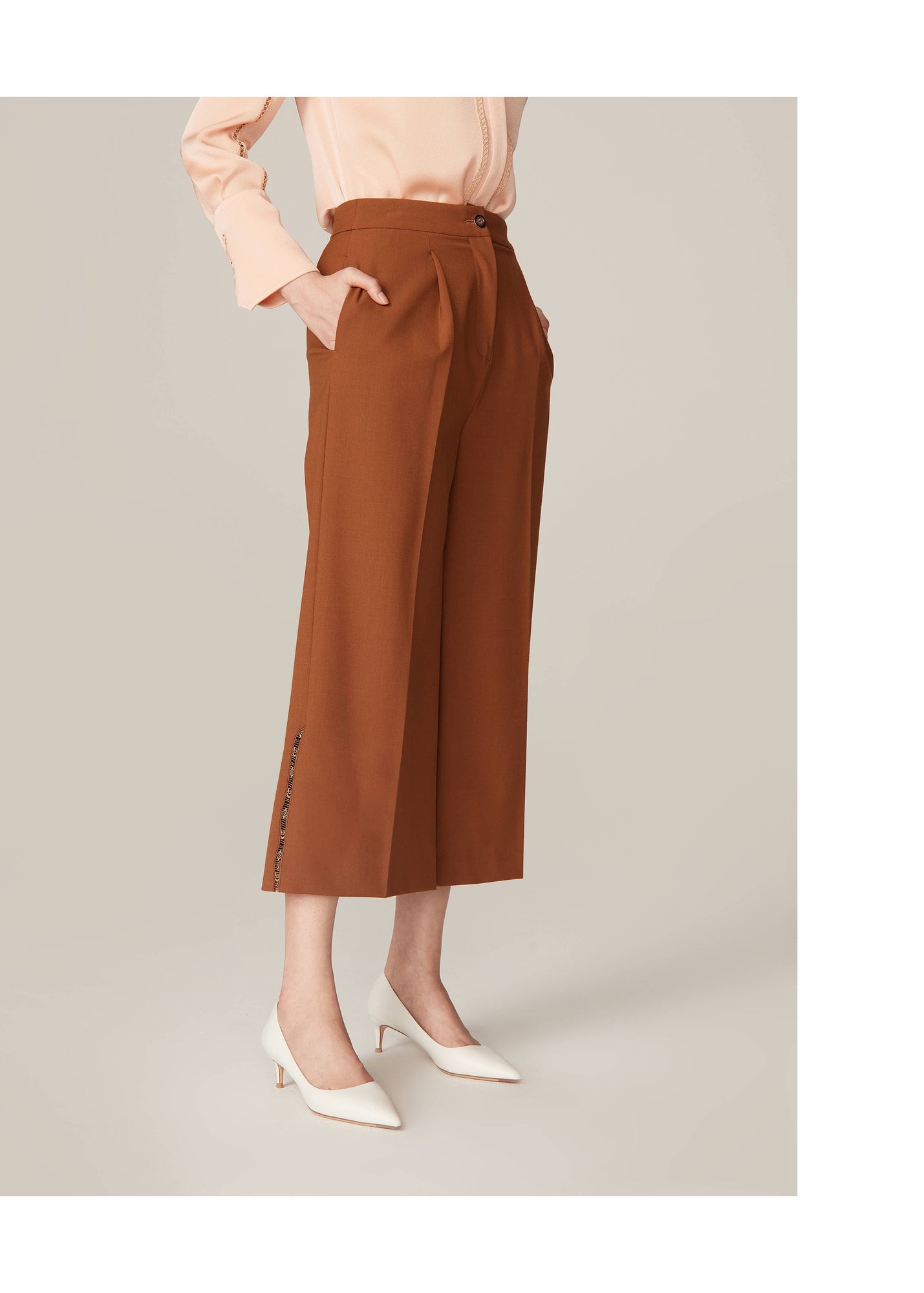 Midi Skirt | Brown