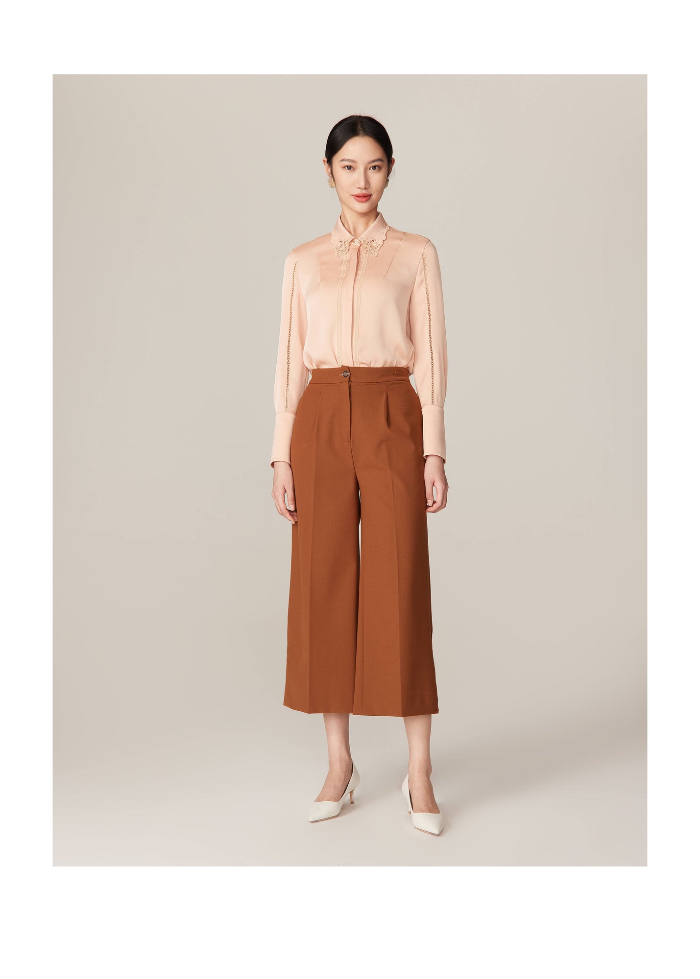 Midi Skirt | Brown