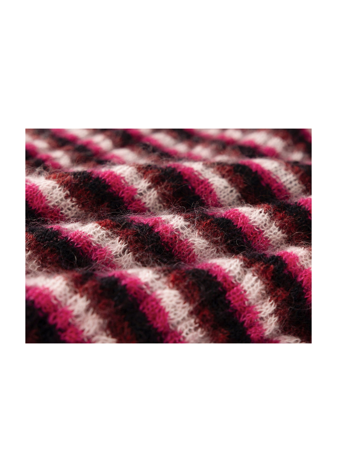Mohair Knit Cardigan | Pink