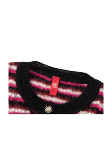 Mohair Knit Cardigan | Pink