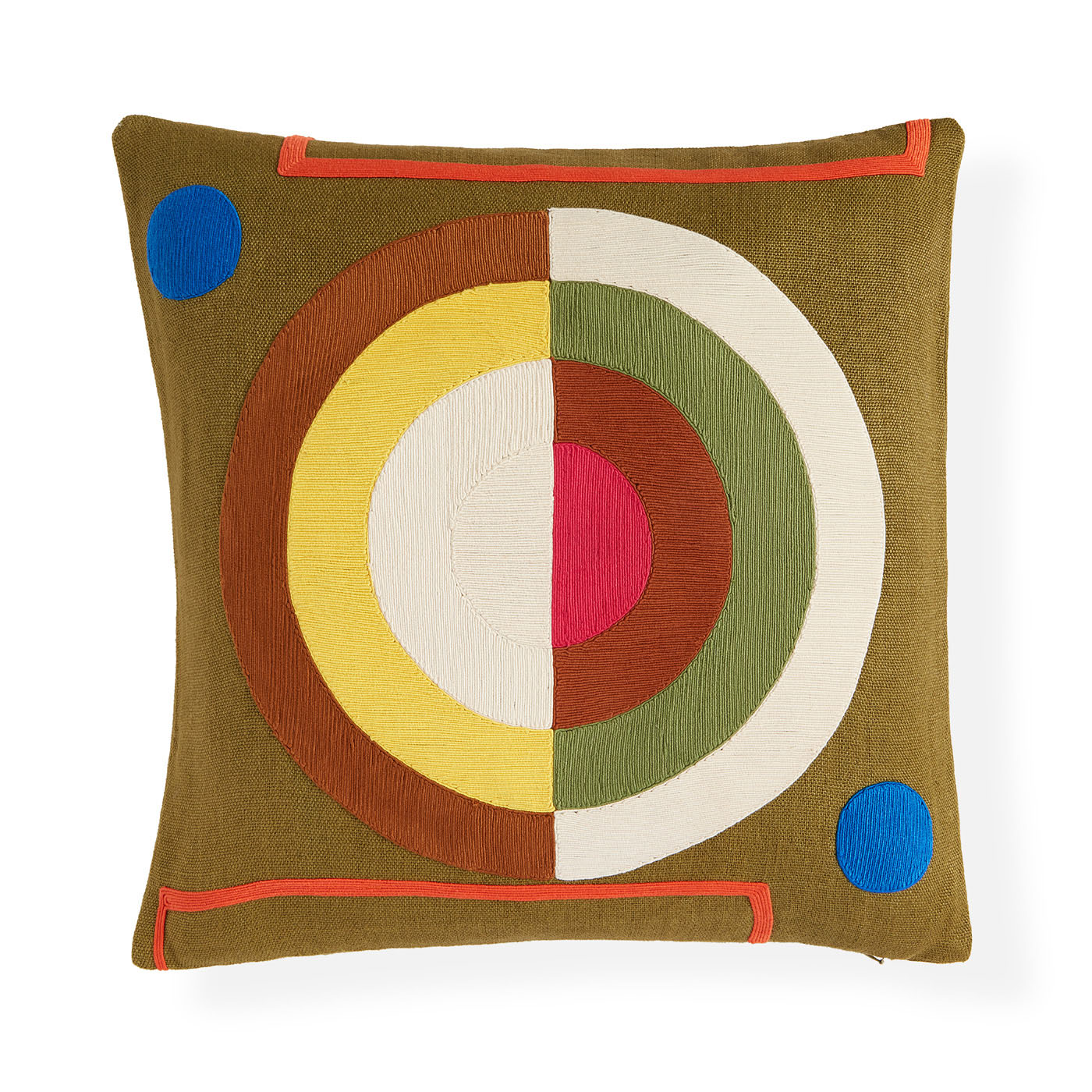 Monterey Bullseye Pillow - styled view