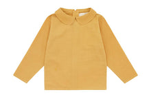 Organic Woven Collared Shirt | Mustard - Meyna Laxiflora Plant Dye