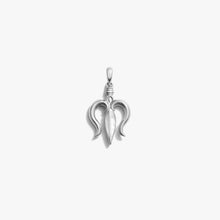 Awe Inspired Pendants 925 Sterling Silver Mother of Pearl Trident Amulet