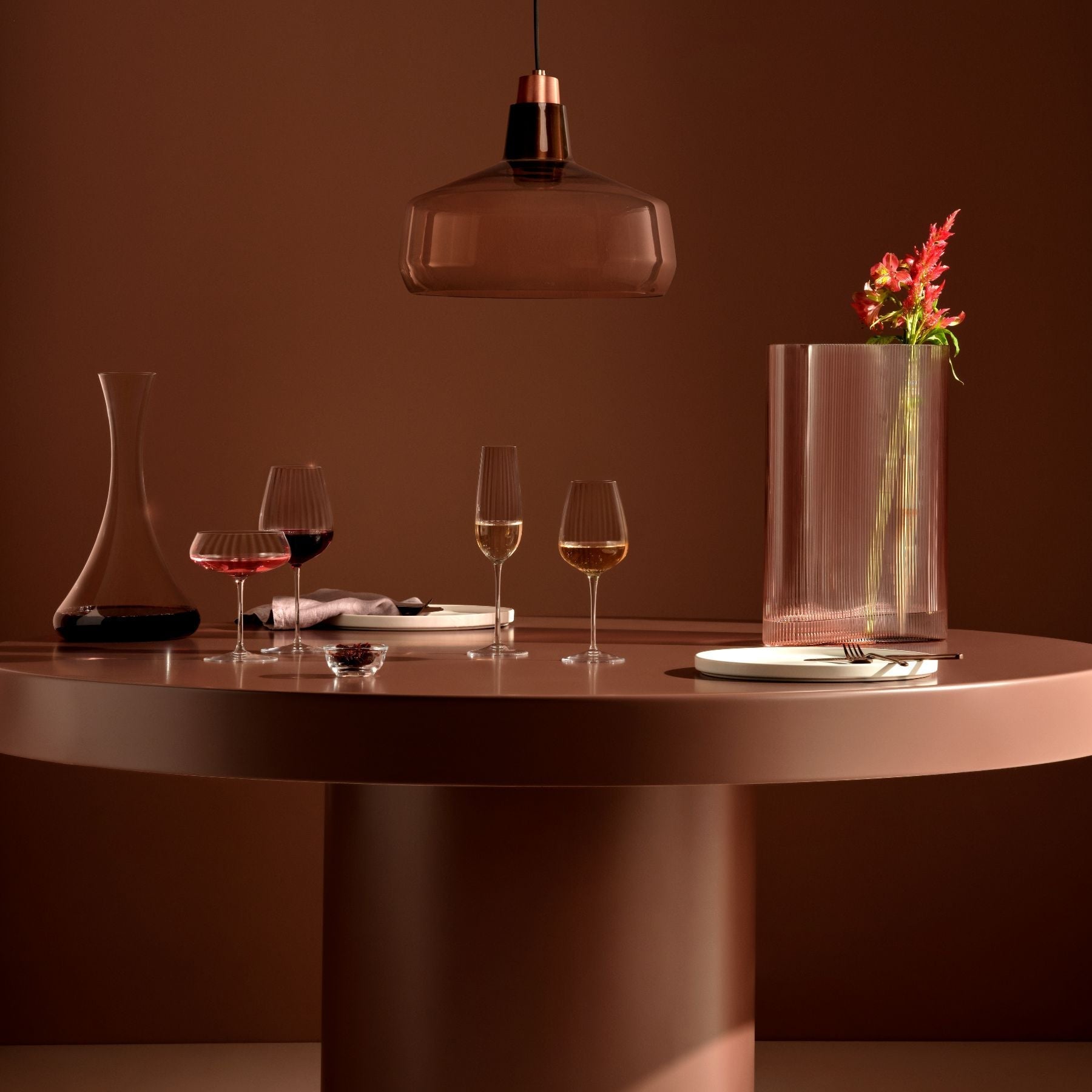 Jazz Wine Decanter | Clear Crystal