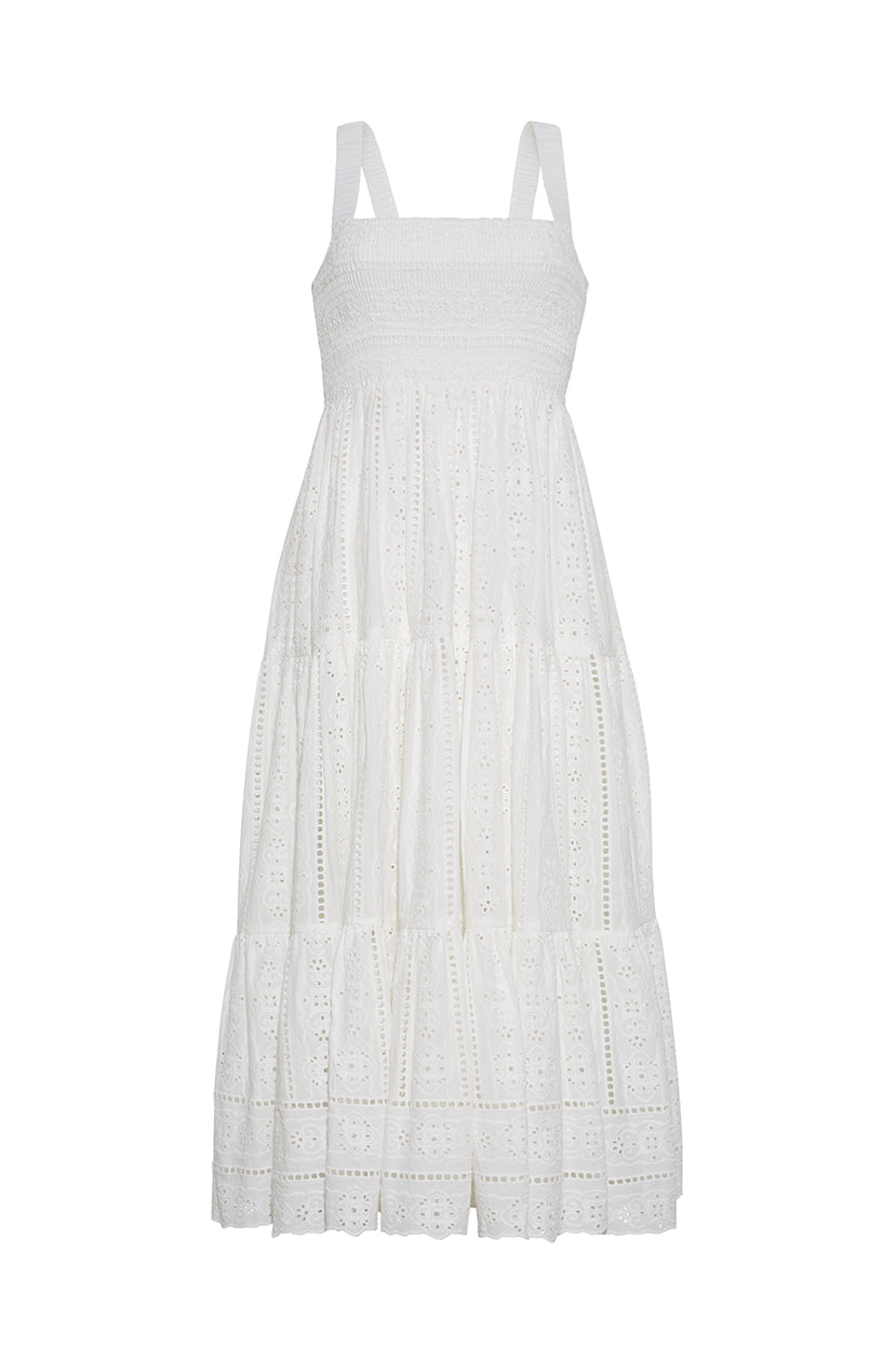 Taormina Dress | Bria Eyelet Ivory