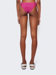 Women | Nensi Dojaka | Bikini Bottom With Side Drapes | Peonia Pink