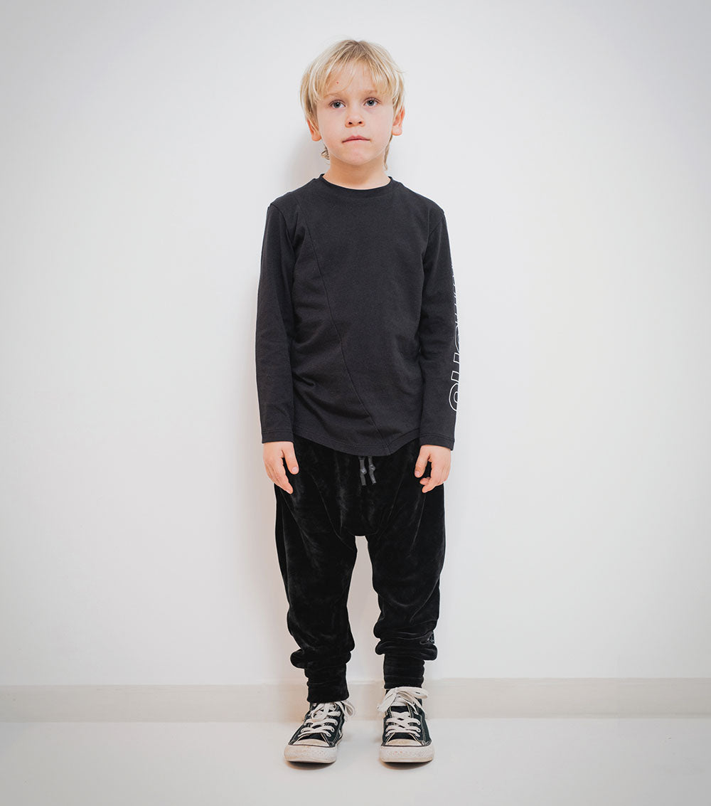 Kid | Nununu Penguin Shirt | Black