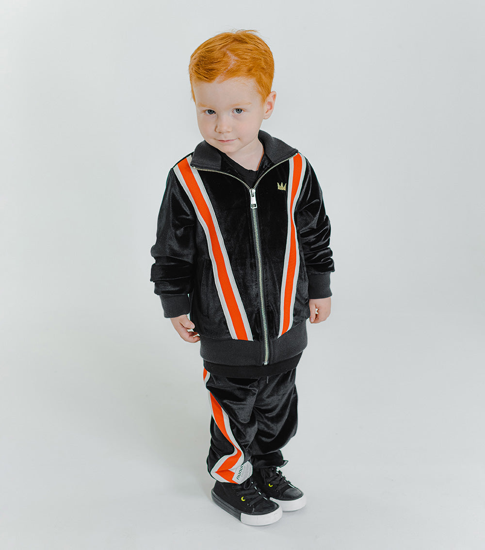 Kid | Disco Velvet Set | Black