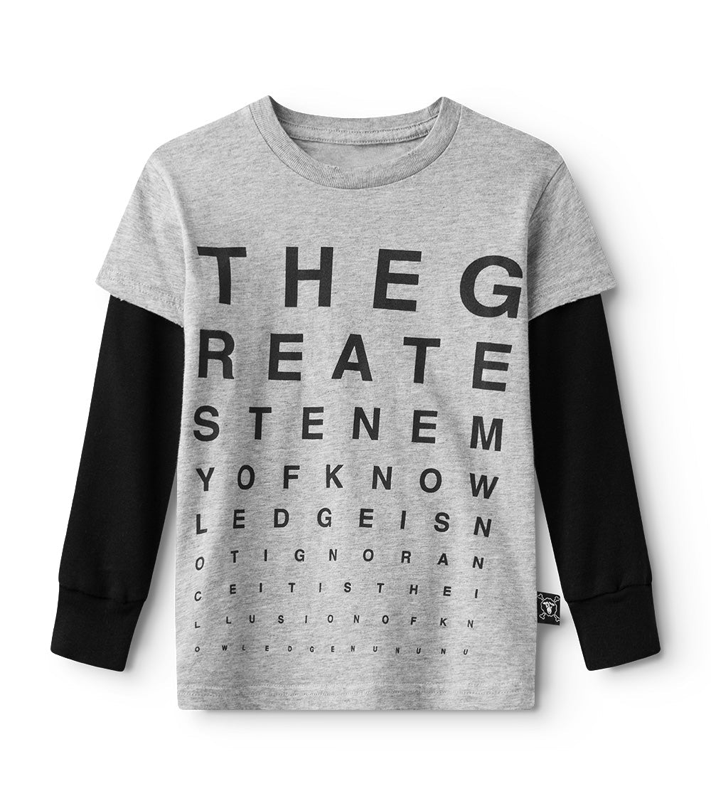 Kid | Vision Test Shirt | Heather Grey