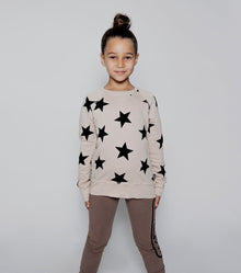 Kid | Star Sweatshirt | Powder Pink