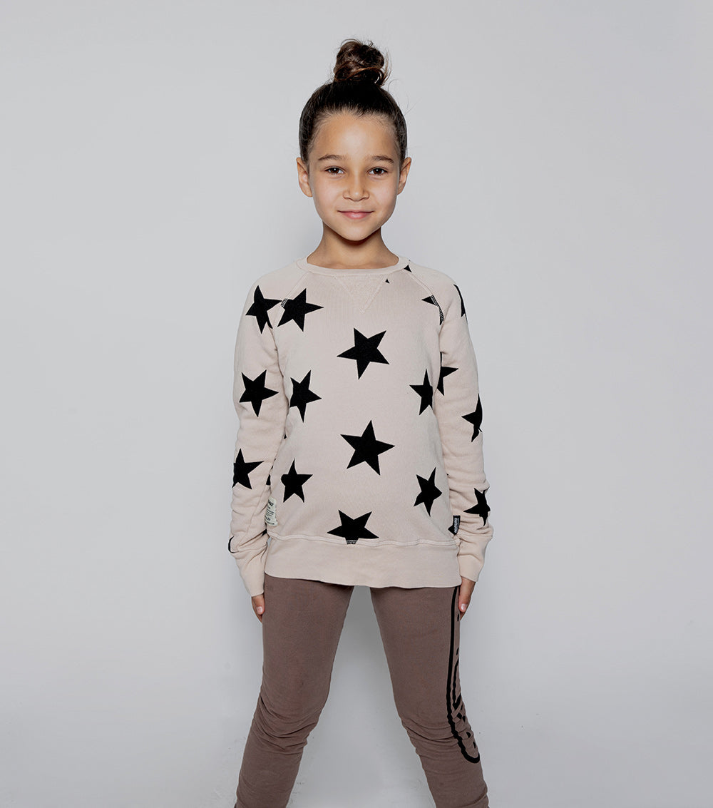 Kid | Star Sweatshirt | Natural