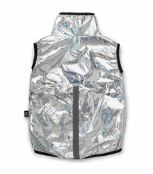 Kid | Nylon Vest | Silver