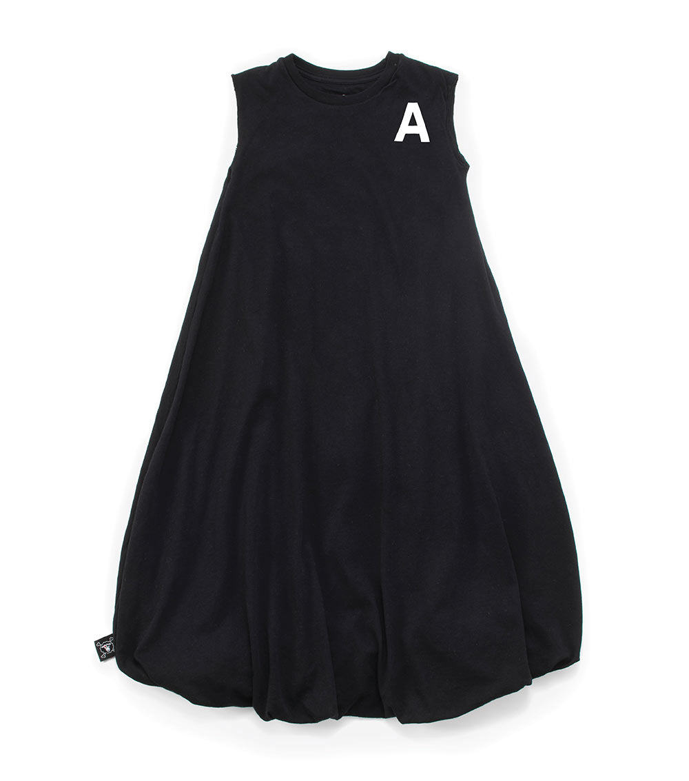 Kid | Maxi Balloon Dress | Black