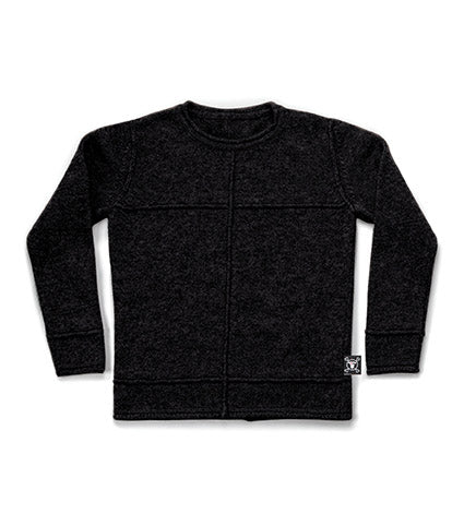 Kid | Quilt Sweater | Black