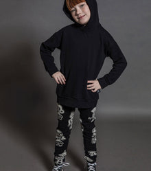 Kid | Tribal Dancers Leggings | Black (V2)