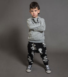 Kid | Tribal Dancers Baggy Pants | Black