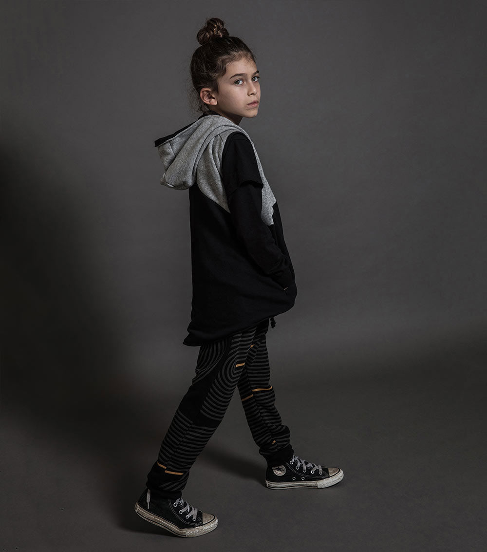Kid | Hooded Vest | Black