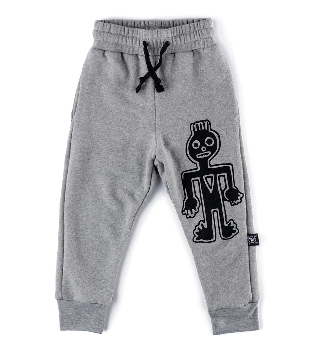 Kid | Tribal Dancer Fluffy Sweatpants | Heather Grey