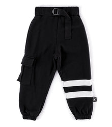 Kid | Cargo Sweatpants | Black