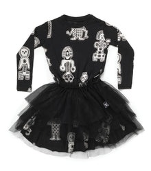 Kid | Tribal Dancers Tulle Dress | Black
