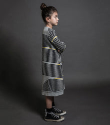 Kid | Spiral A Dress | Heather Grey