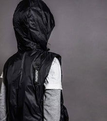 Kid | Hooded Down Vest | Black
