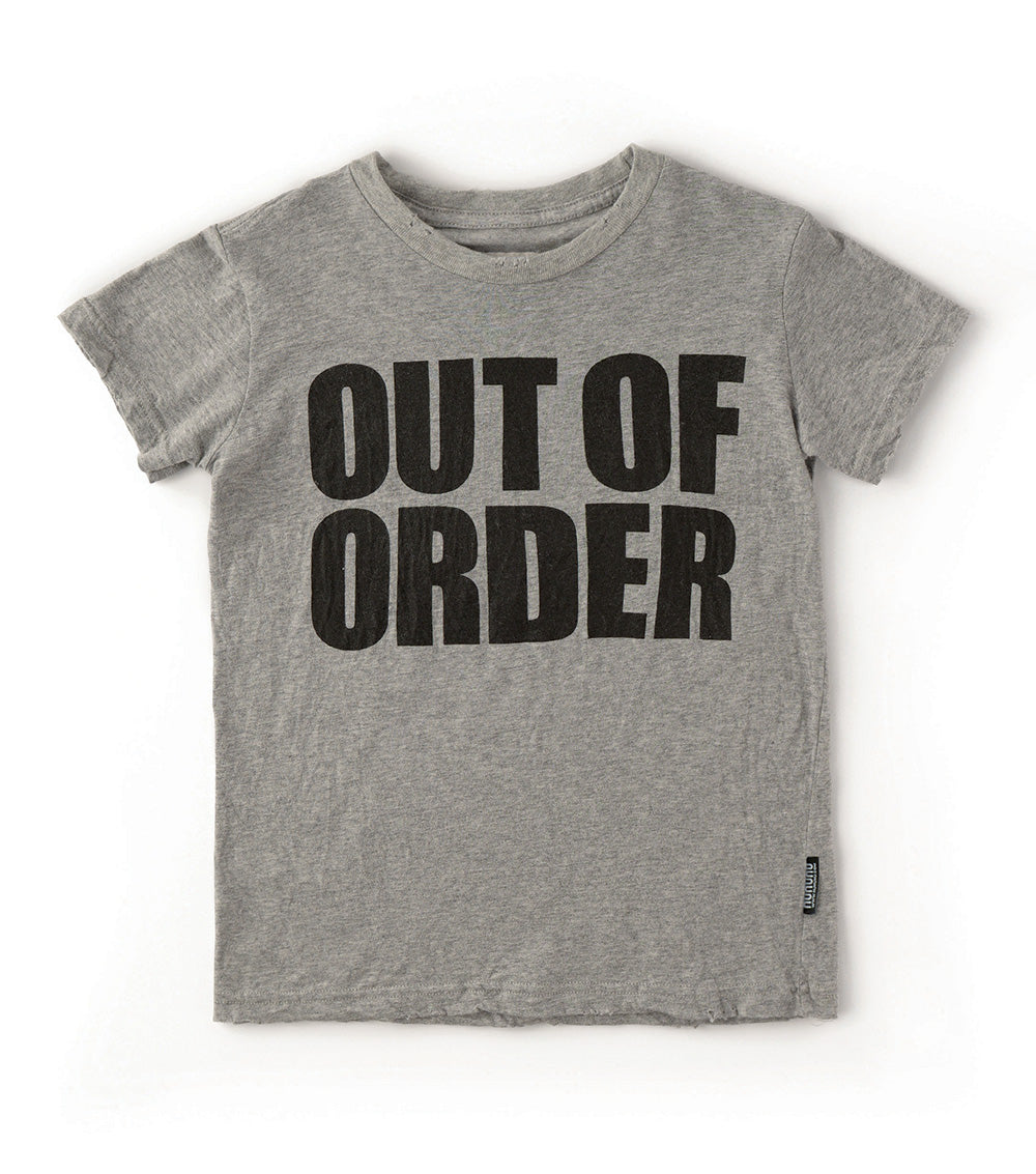 Kid | Out Of Order T-Shirt | Heather Grey