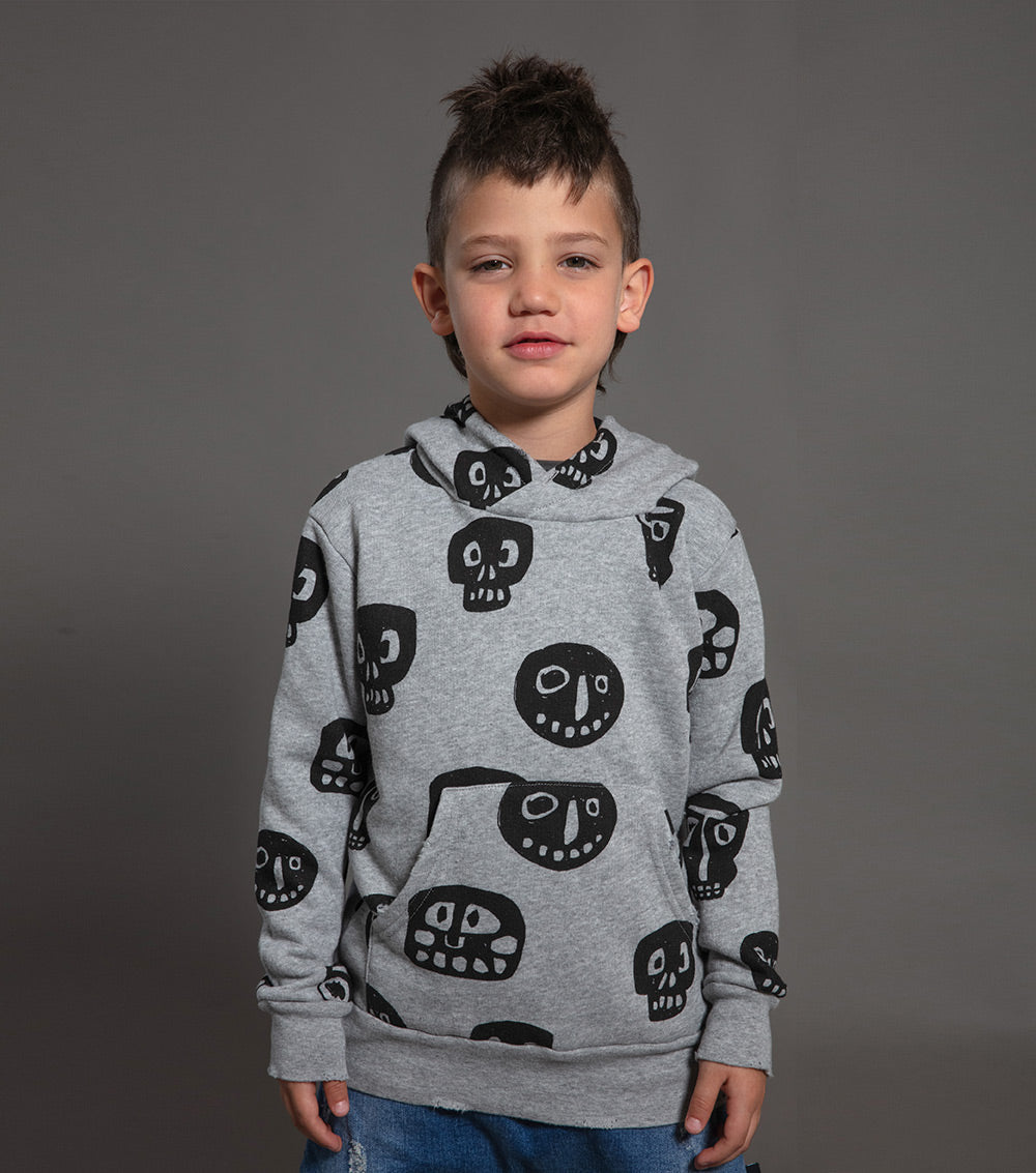 Kid | Rowdy Masks Warm Hoodie | Black
