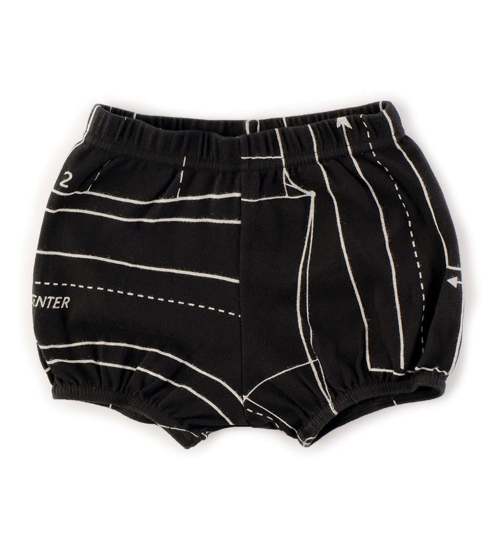 Kid | Sewing Pattern Yoga Shorts | Black