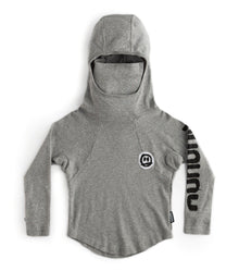 Kid | Nununu Ninja Mask Shirt | Heather Grey