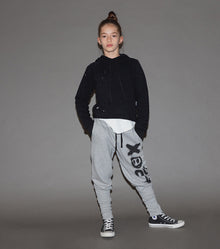 Kid | Distressed Hoodie | Black