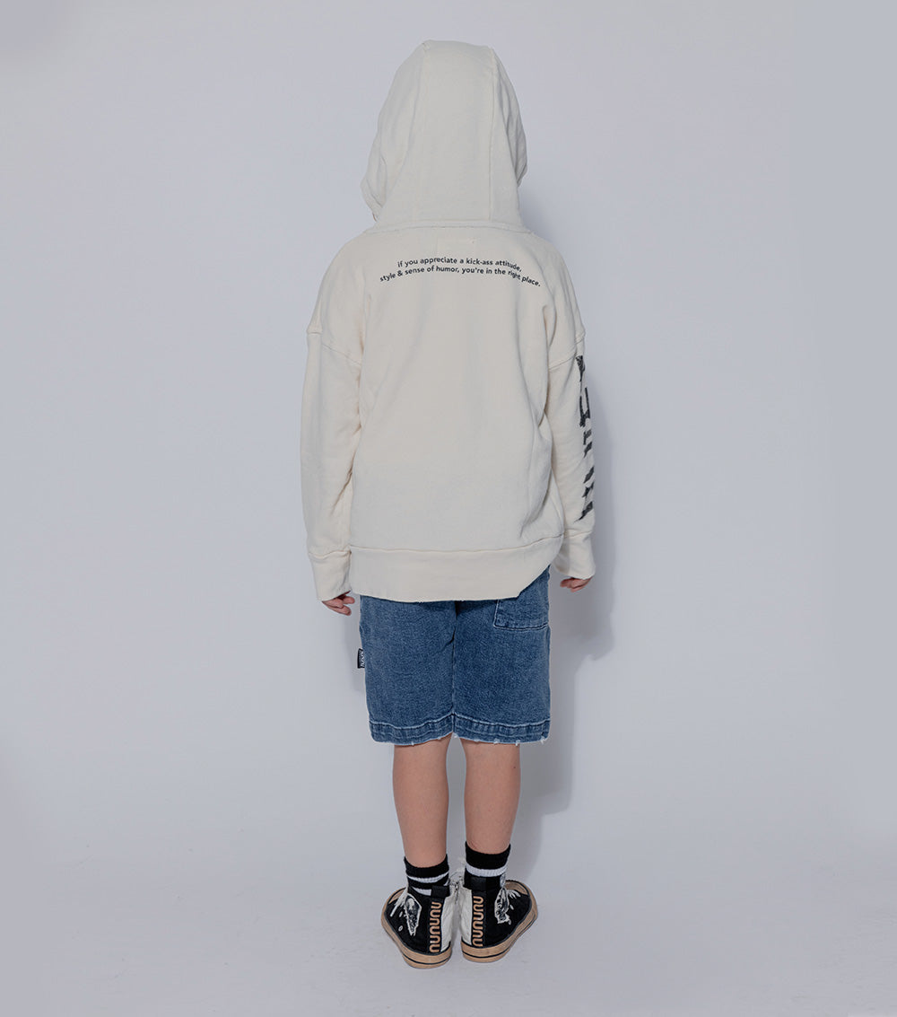Kid | The Warrior Hoodie | Natural