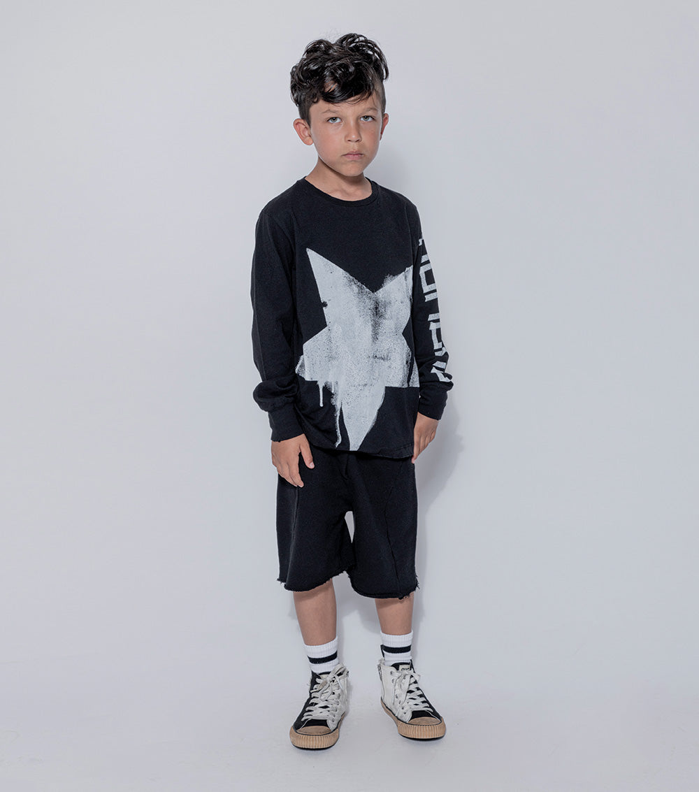 Kid | Solid Sweatshorts | Lava Pink