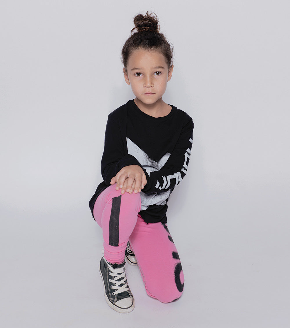 Kid | Imagination Leggings | Lava Pink