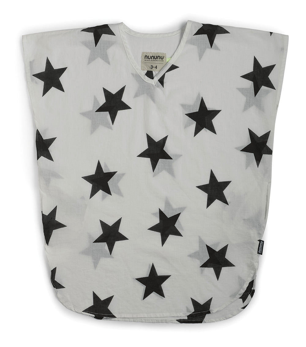 Kid | Star Voile Sleeveless Kaftan | White