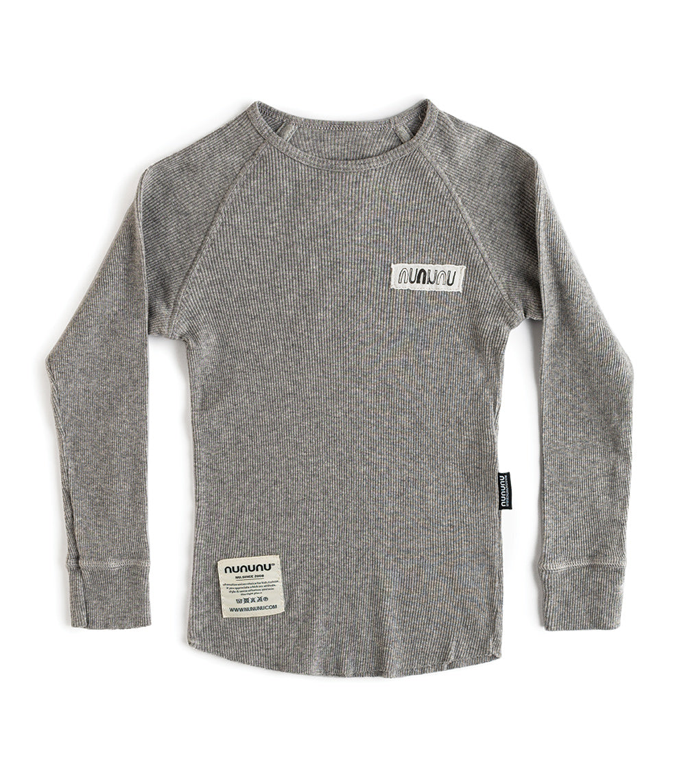 Kid | Cozy Solid Shirt | Heather Grey