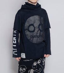 Kid | Nununu Smile Ninja Shirt | Black