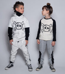 Kid | Side Bone Sweatpants | Dirty White