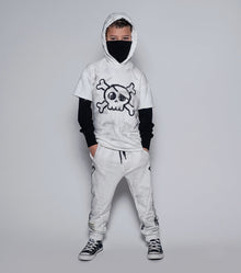 Kid | Side Bone Sweatpants | Dirty White