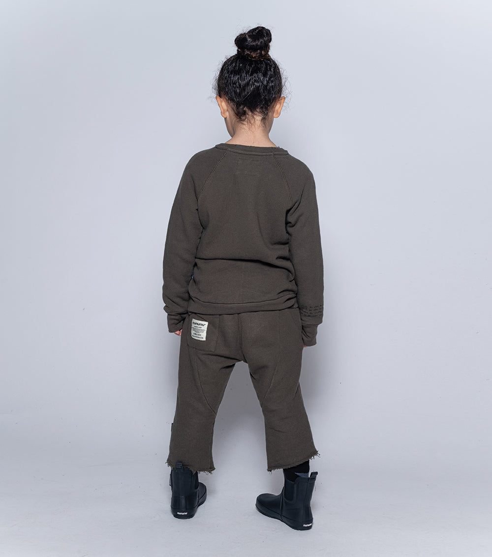 Kid | Skull Patch Smart Pants | Olive