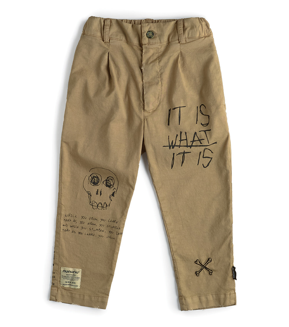 Kid | Total Fw21 Chino Pants | Stone