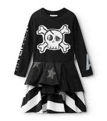 Kid | Mash Up Layered Dress | Black