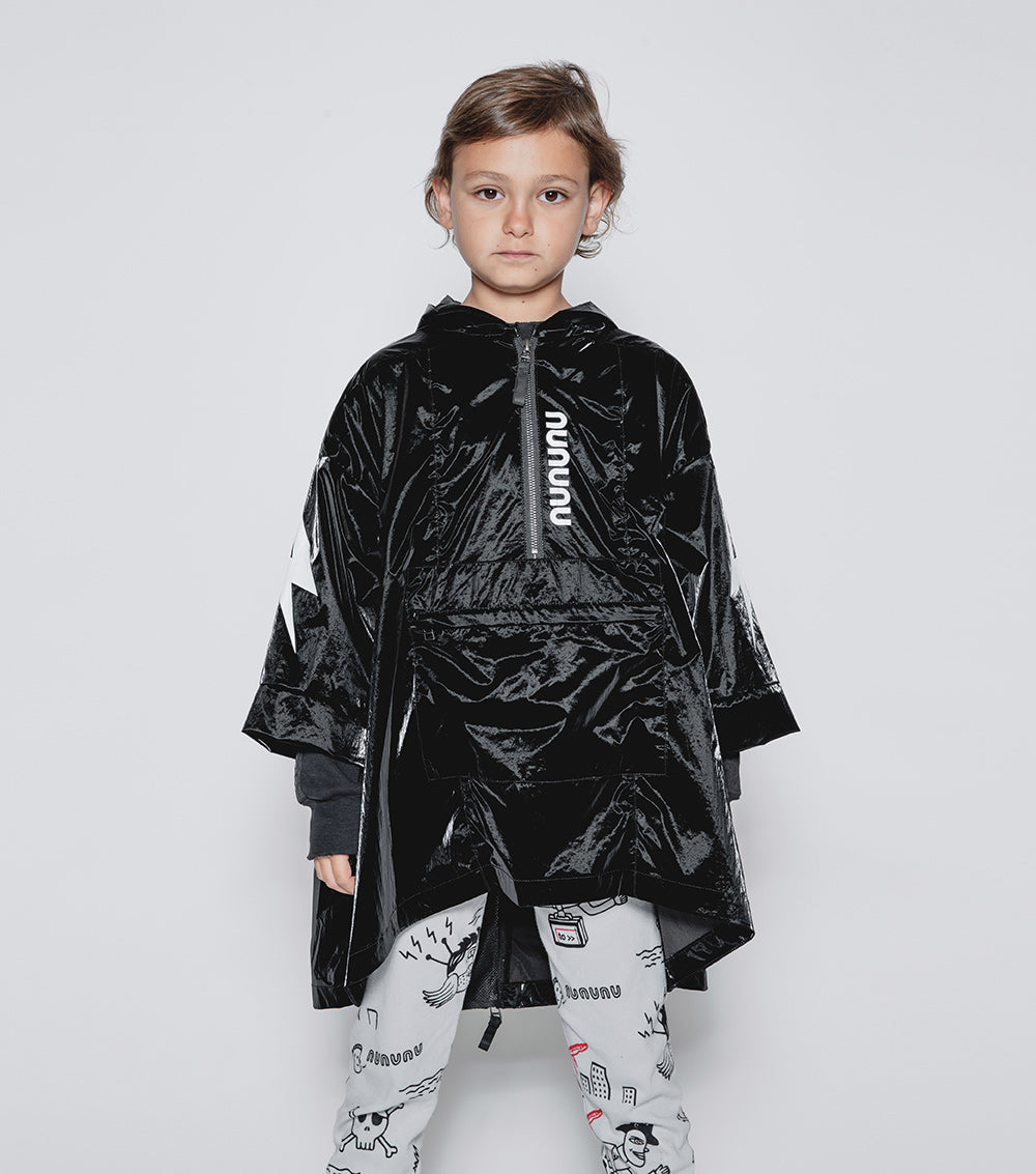 Kid | Rain Poncho | Black