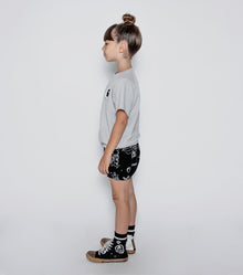 Kid | En Route Yoga Shorts | Ice Grey